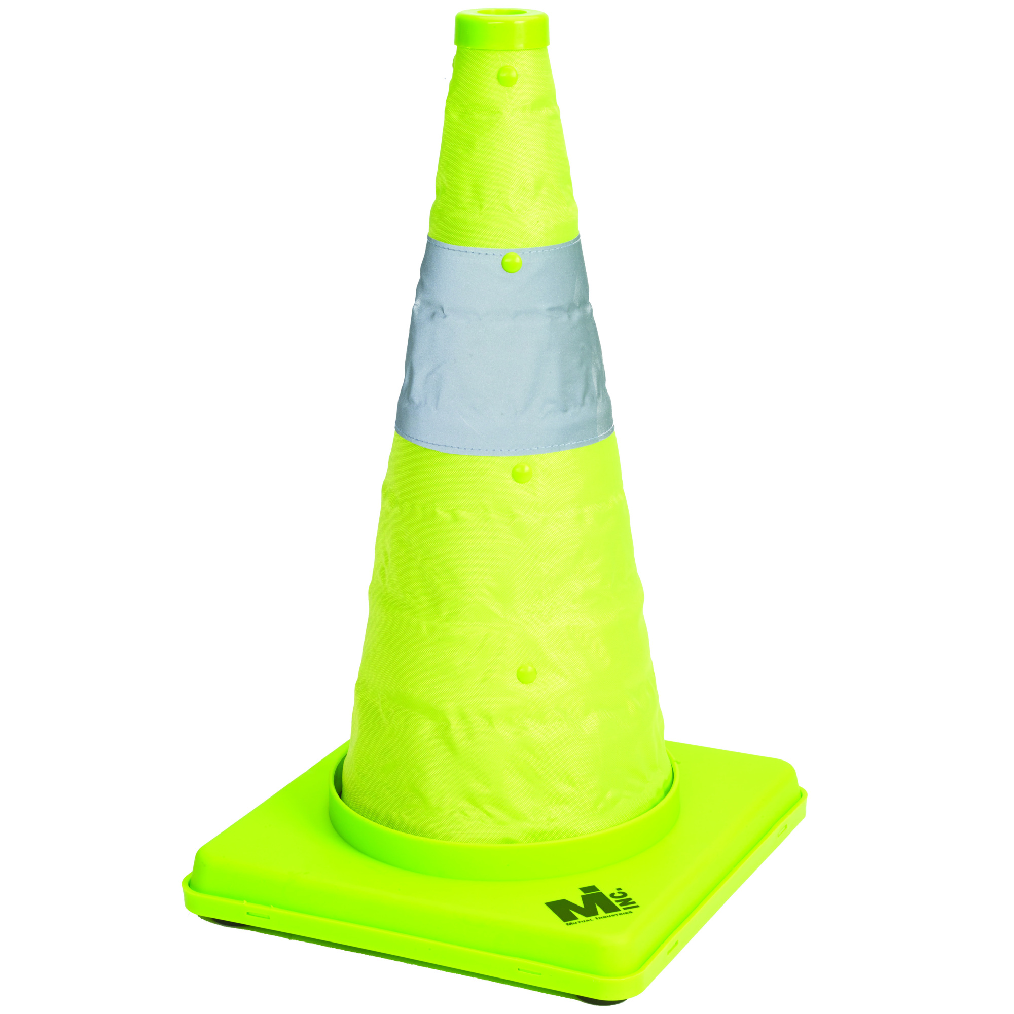 Mutual Industries 17712-1-18 1Pk 18" Lime Cones Collapsible